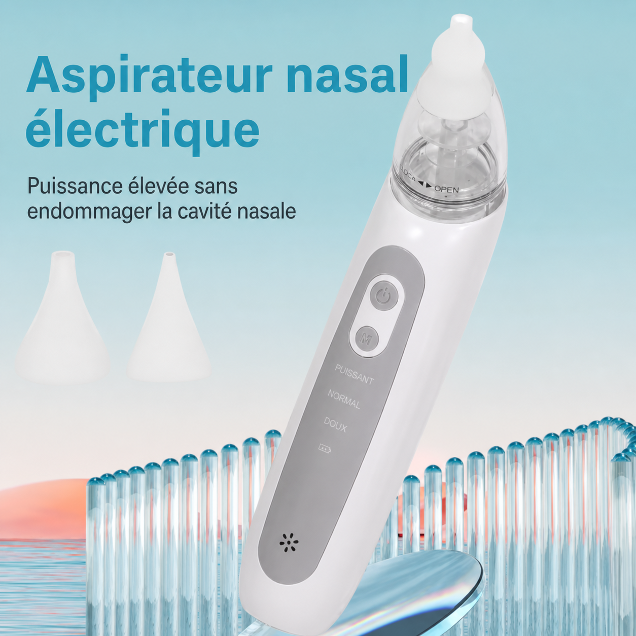 Aspirateur Nasal Électrique BabyRelief™ — Pour les bébés enrhumés